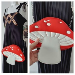 Mushroom 🍄 purse vintage style hippie boho festival vibes